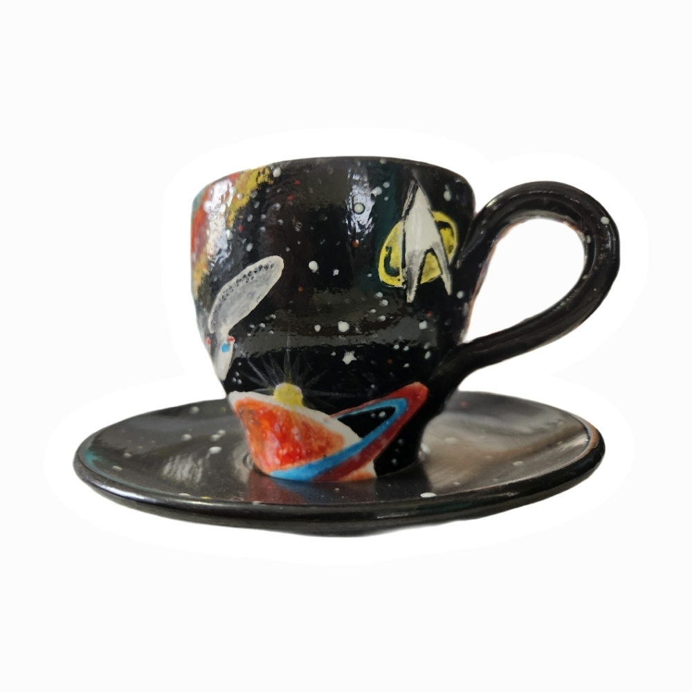 Star Trek the Next Generation - Ceramic teacup and saucer